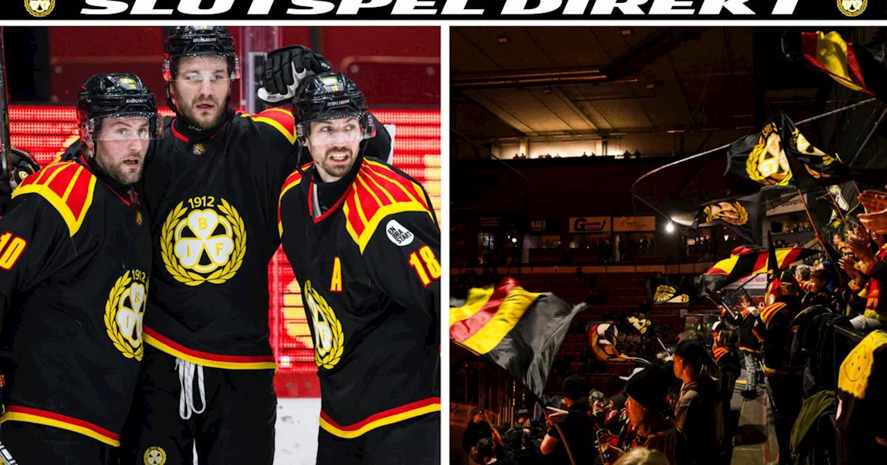 Slutspel direkt: Följ allt om Brynäs väg mot SHL här!