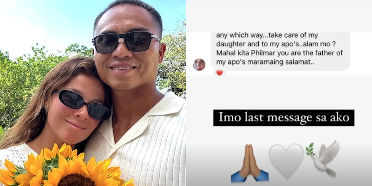 Andi Eigenmann’s Fiancé Shares Last Message from Jaclyn Jose