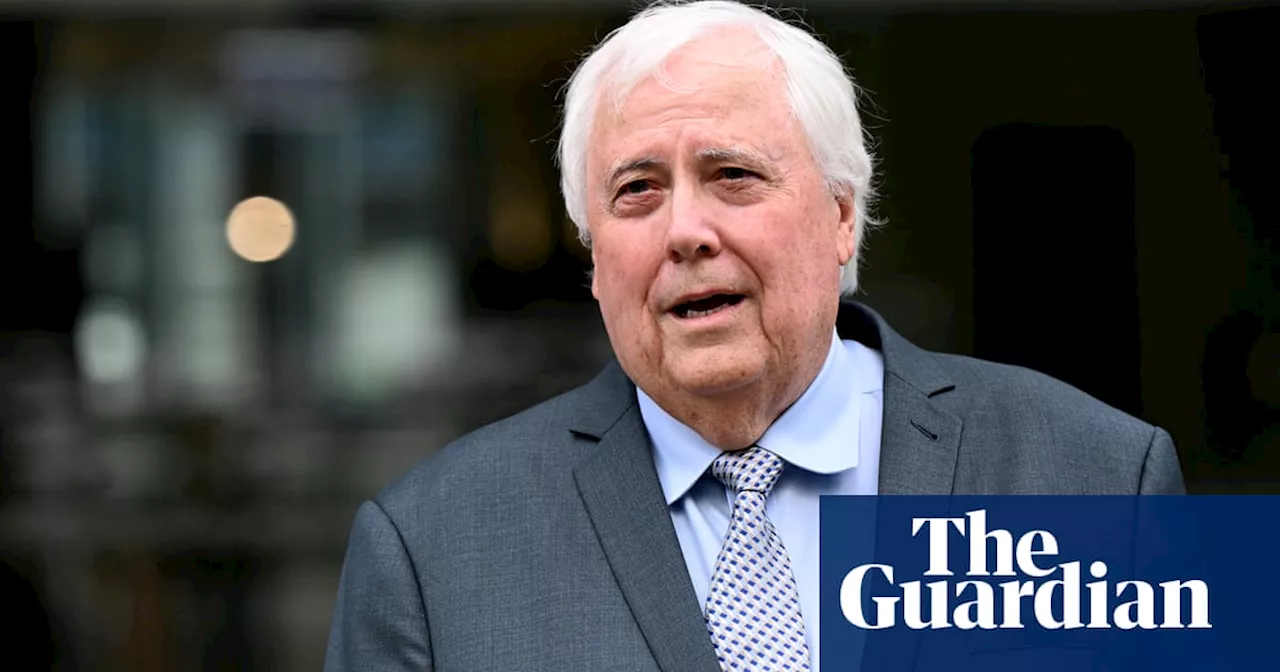 Clive Palmer says Labor’s plan to cap political donations would silence ‘diversity of ideas’