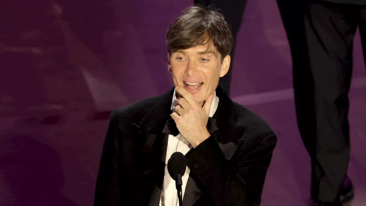 Cillian Murphy Thanks Christopher Nolan and Emma Thomas in Acceptance Speech