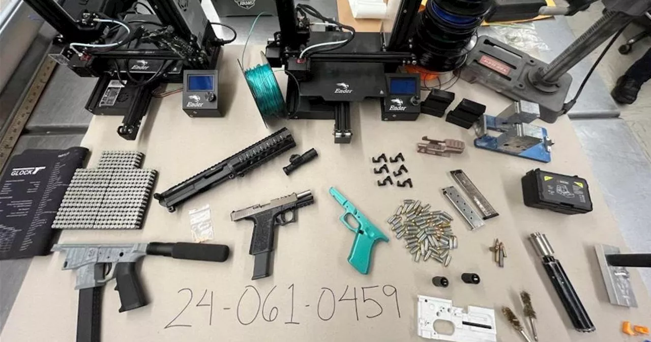 San Jose man accused of making illegal firearms with 3-D printers