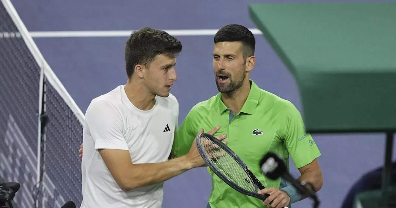 Luca Nardi Upsets Novak Djokovic in BNP Paribas Open