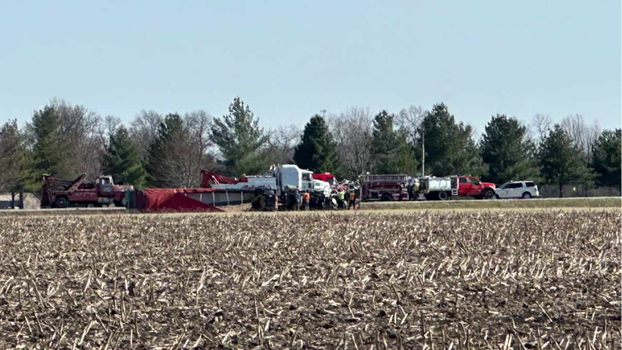 3 children, 2 adults dead after Illinois school bus & semi-truck collide