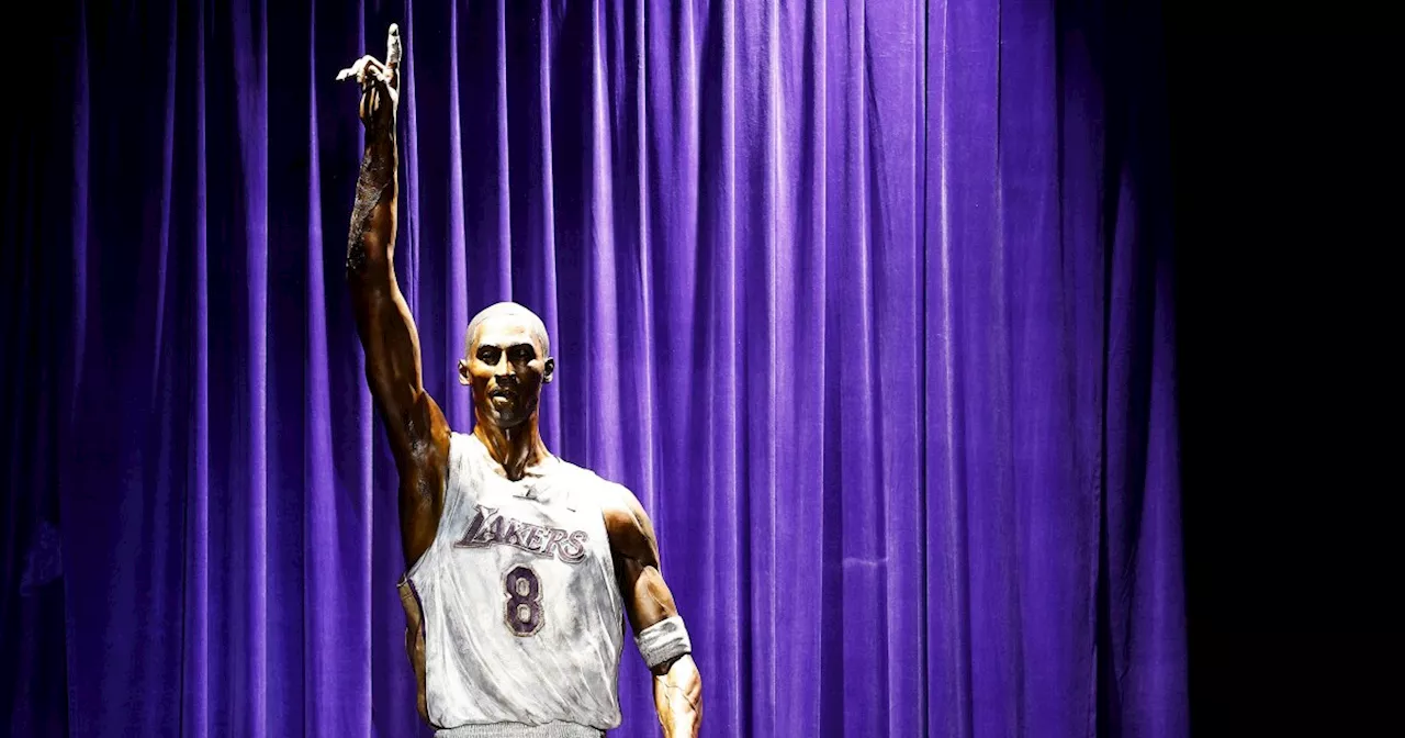 Lakers say typos on Kobe Bryant statue outside team's arena to be corrected