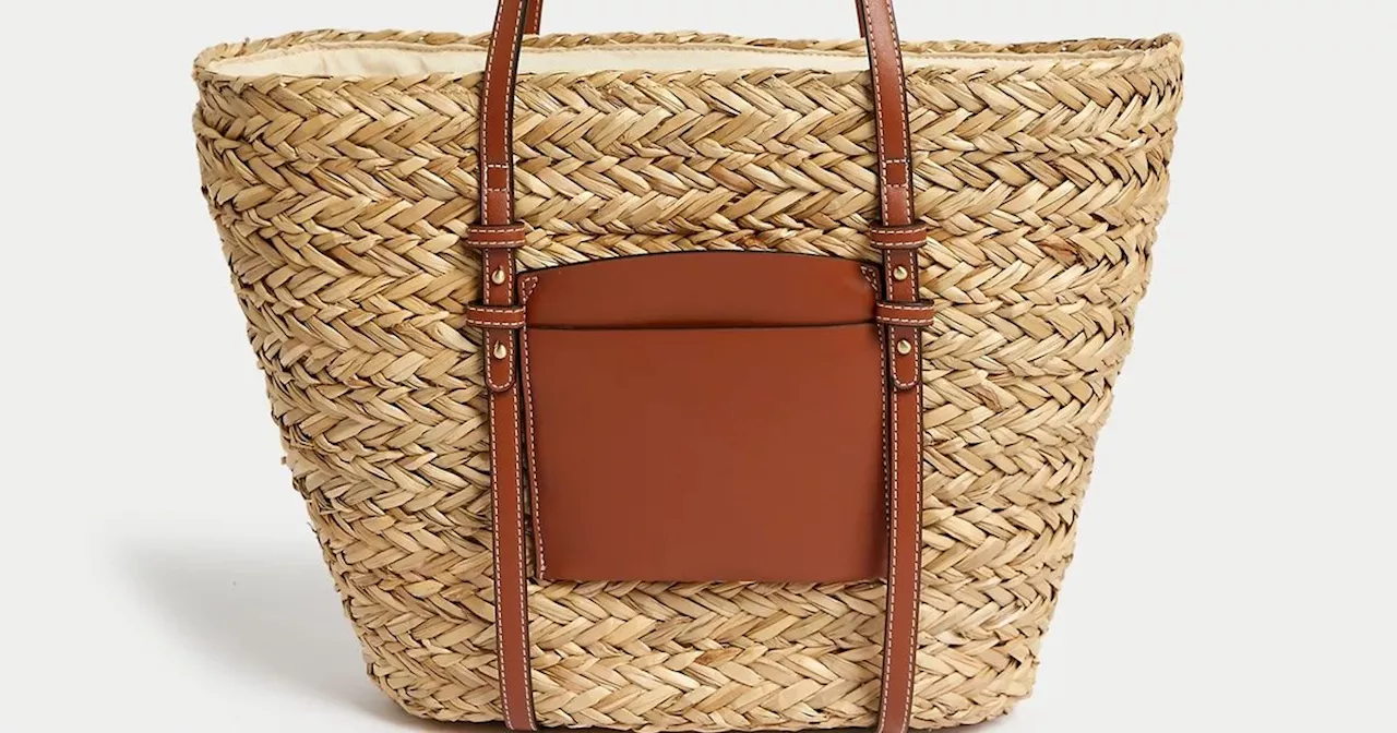 Shoppers are delighted as M&S brings back its viral £45 straw tote for spring