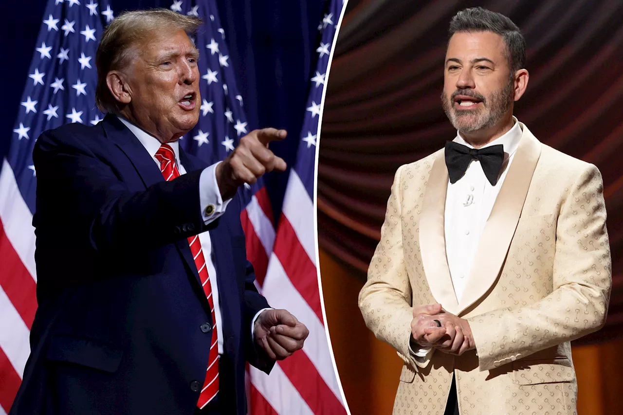 Jimmy Kimmel says he was advised not to read Donald Trump's criticism during Oscars 2024