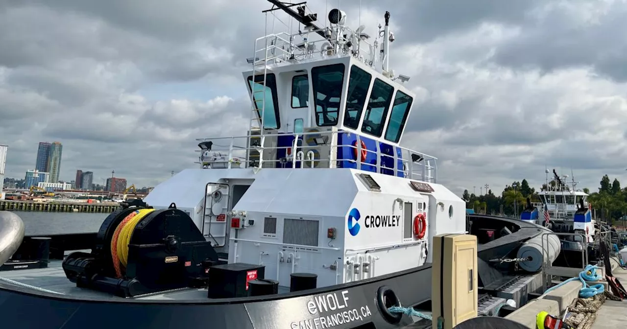 Nation's First All-Electric Tug Boat Arrives at Port of San Diego