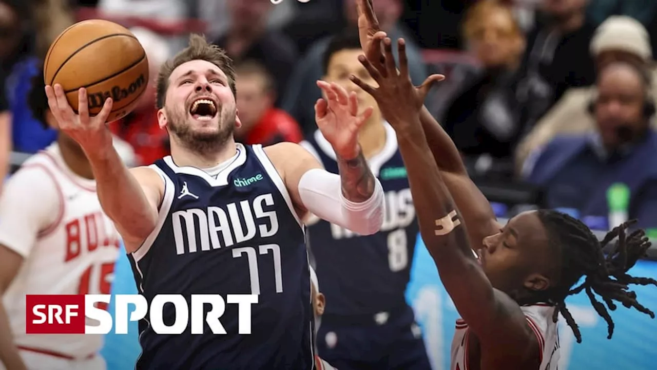 NBA: Kein 30er-Triple-Double - Doncic bewegt sich wieder in normalen Sphären