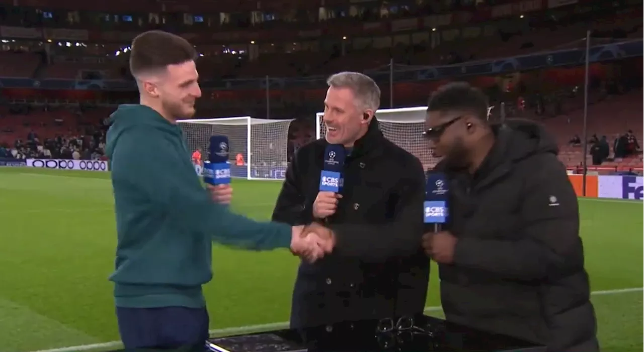 Arsenal Star Declan Rice Promises Tribute to Micah Richards if He Scores Against Porto