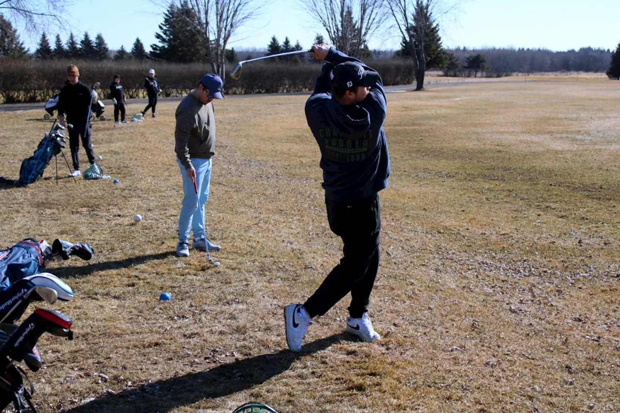 Driving ranges taking advantage of early spring