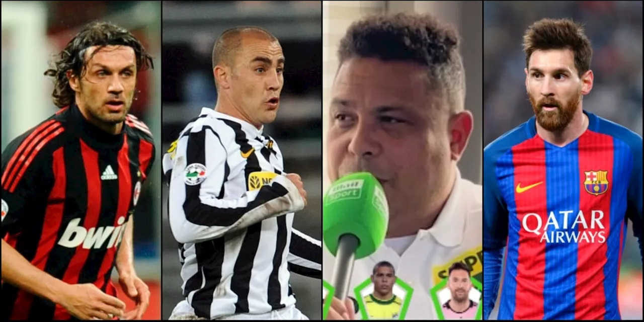 Ronaldo il Fenomeno show, ecco la sua top 11 'all time': ci sono 4 ex Juve!