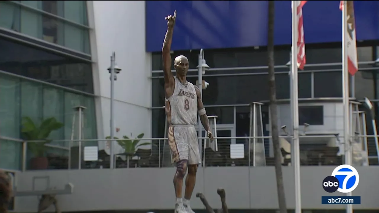 Errors on Kobe Bryant statue outside of Crypto.com Arena to be fixed