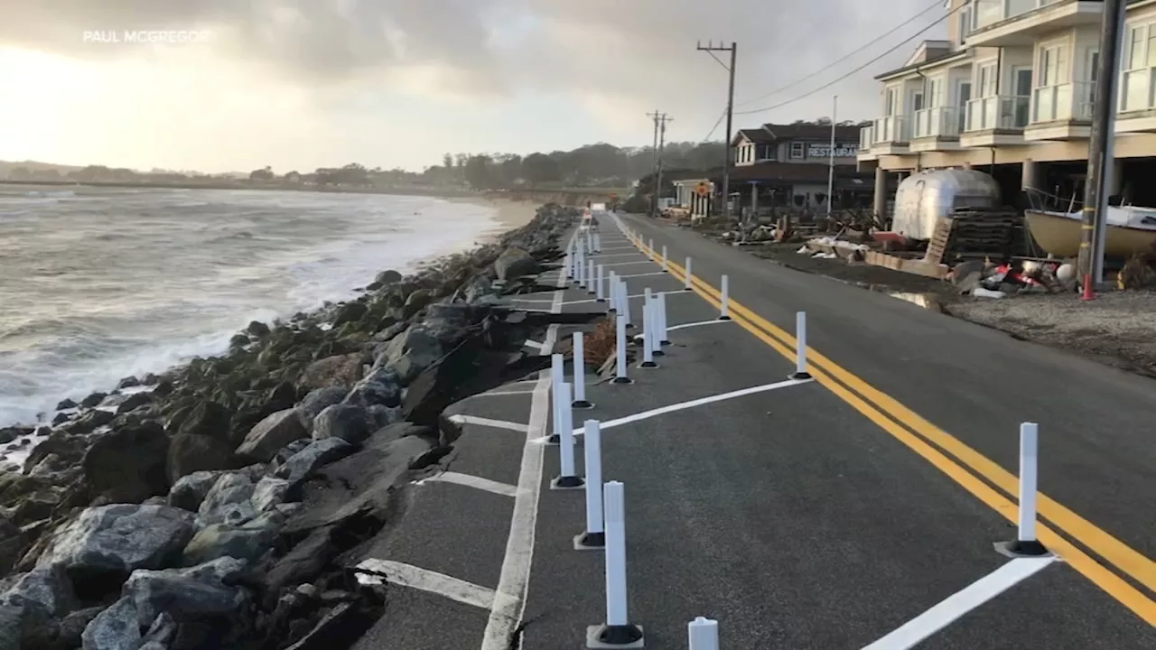 Half Moon Bay residents demand action after storm-damaged road temporarily turned into one-way