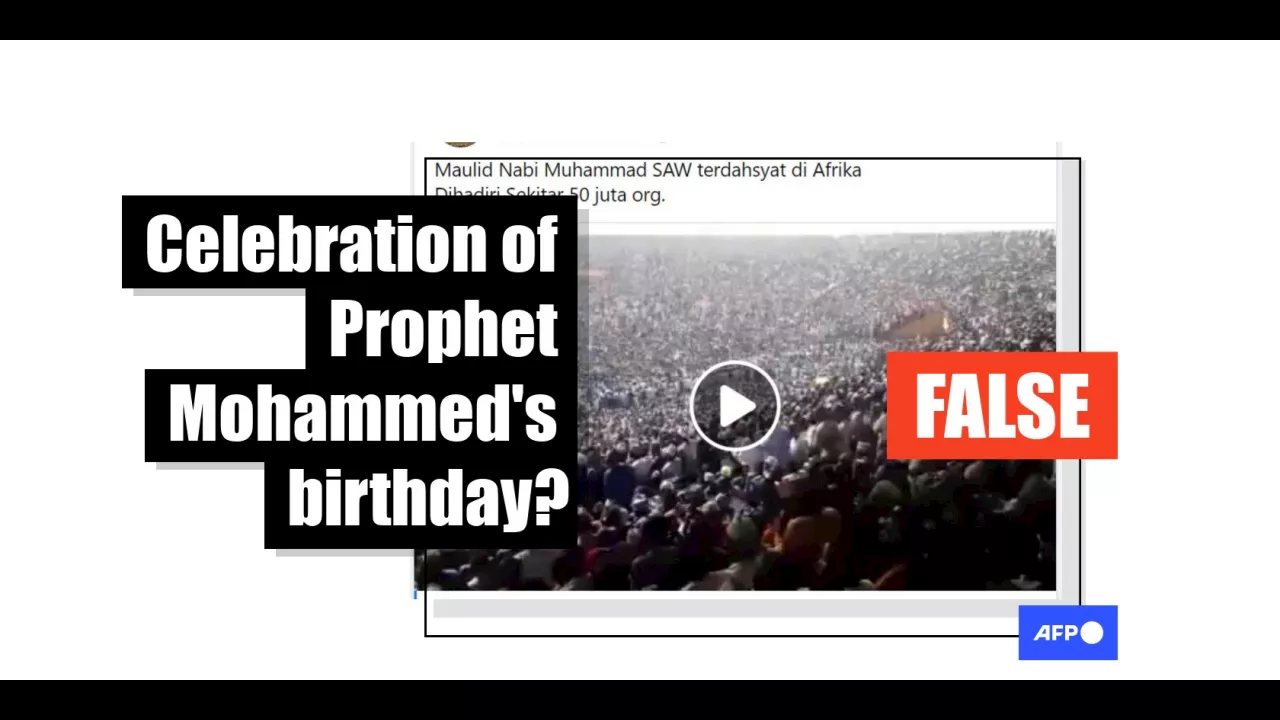 This video shows a celebration of a Sufi master's birthday in Nigeria