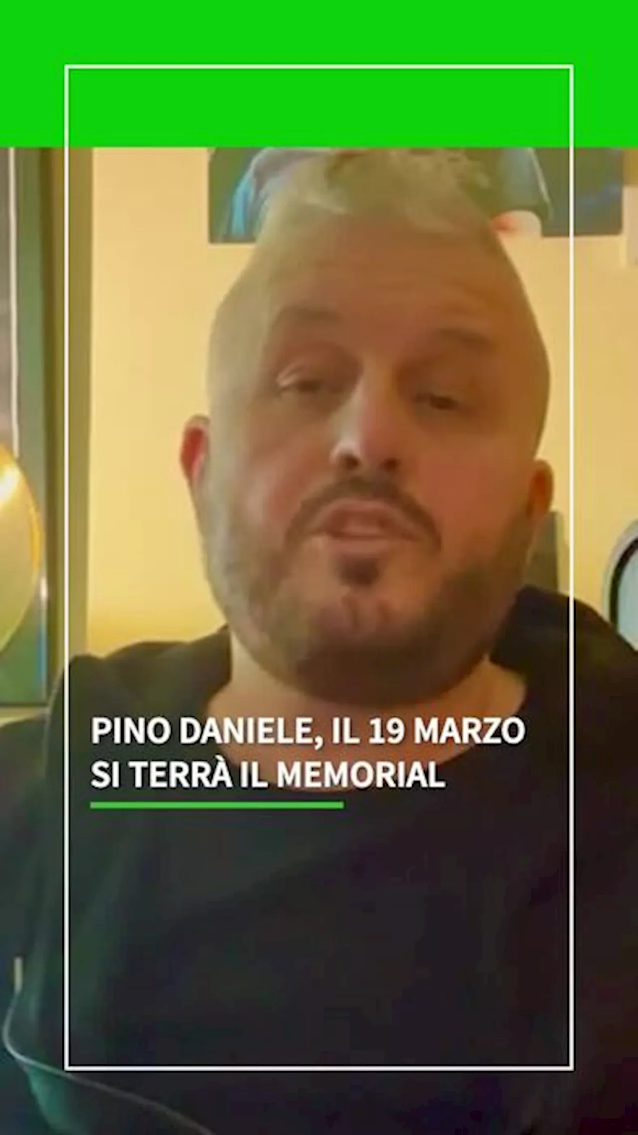 'Je sto vicino a te 69', memorial per Pino Daniele il 19 marzo