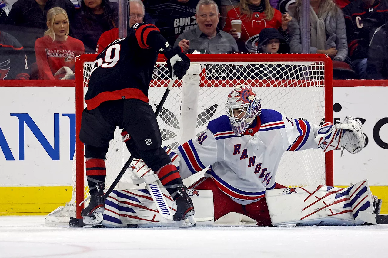 Igor Shesterkin gets 2nd consecutive shutout, Rangers beat Hurricanes 1-0