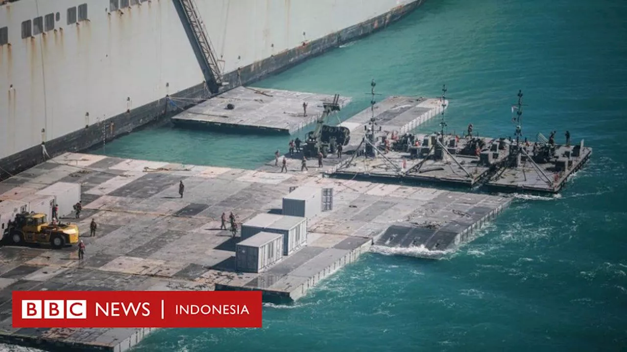 Perang Israel-Gaza: Di balik rencana AS membangun dermaga terapung untuk mengirim makanan ke Gaza