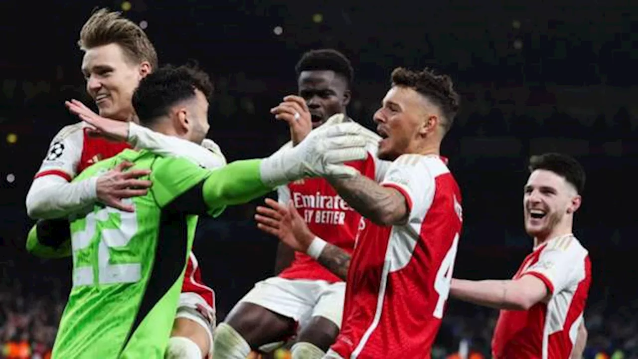 Arsenal reach Champions League quarter-finals after penalty shootout win over Porto