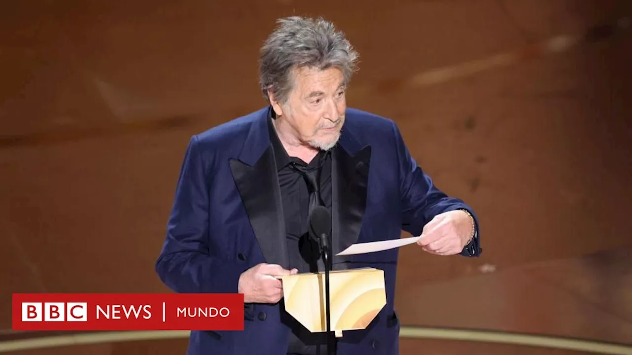 Oscar 2024: 'No fui yo, fueron ellos', Al Pacino explica su raro momento en la gala de los premios