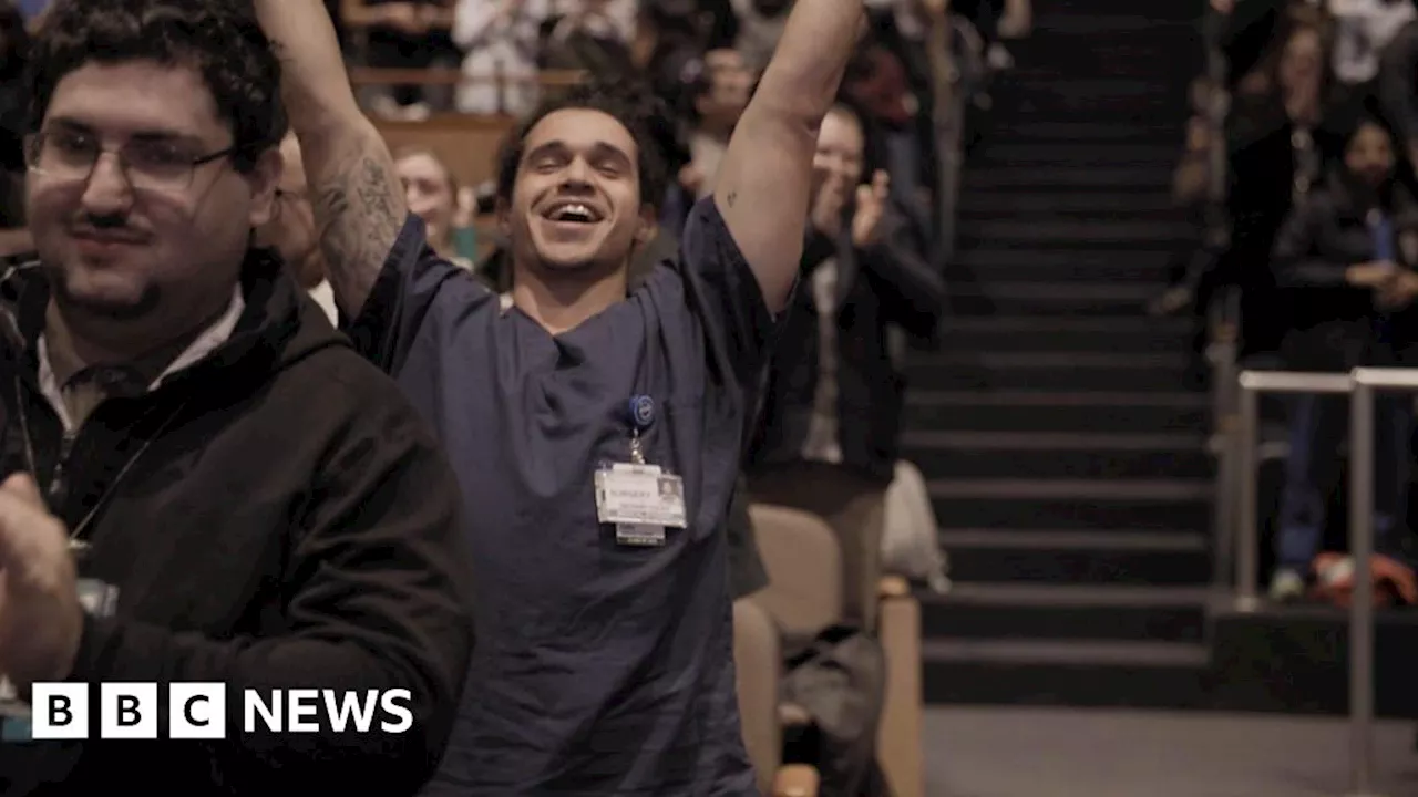 Moment medical students find out school will be tuition-free