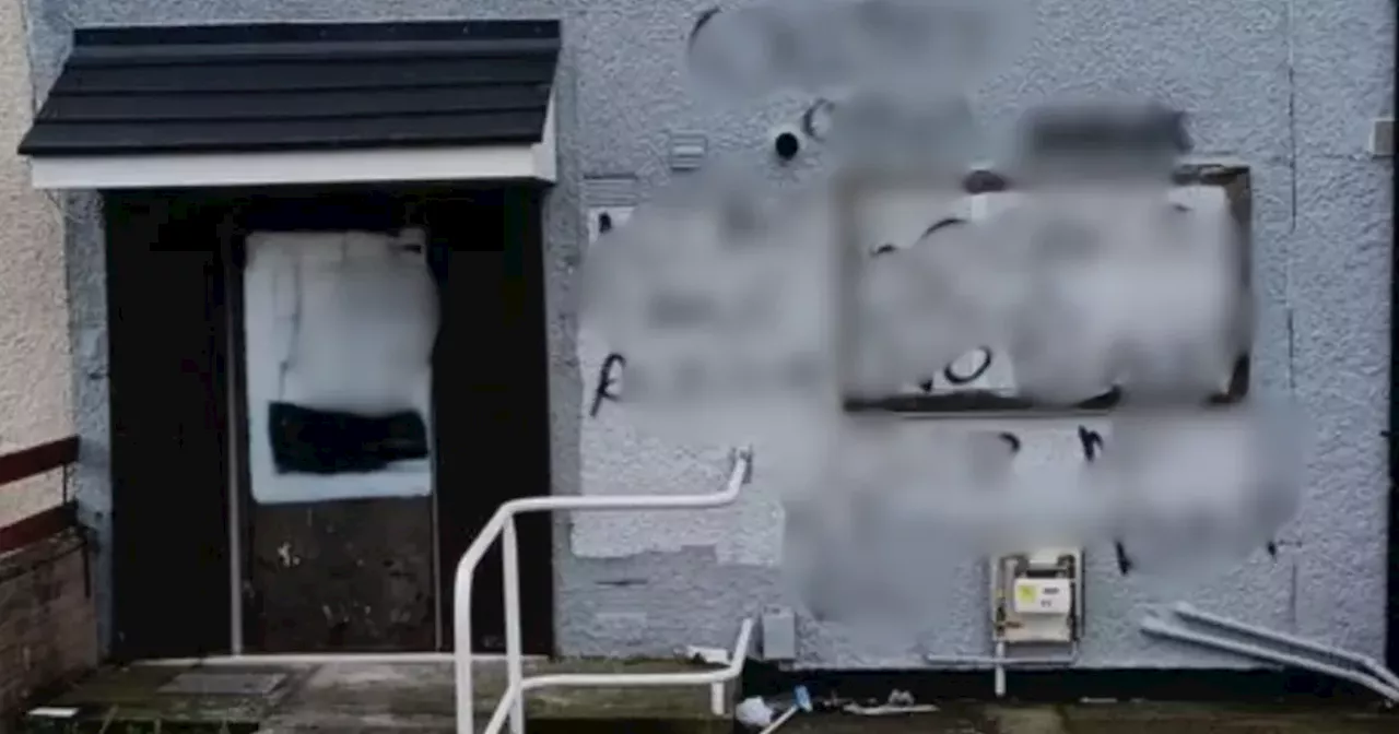 Racist graffiti in Belfast being treated as hate crime by PSNI