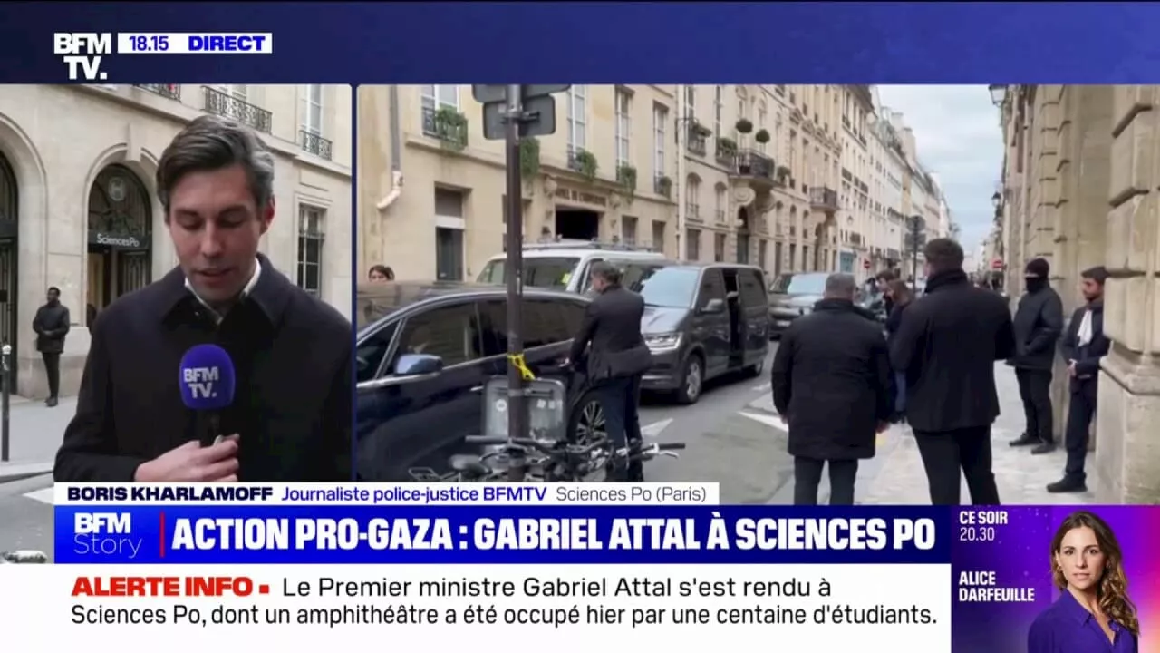 Mobilisation pro-palestinienne à Sciences-Po: Gabriel Attal a signalé les faits discriminatoires présumés au procureur