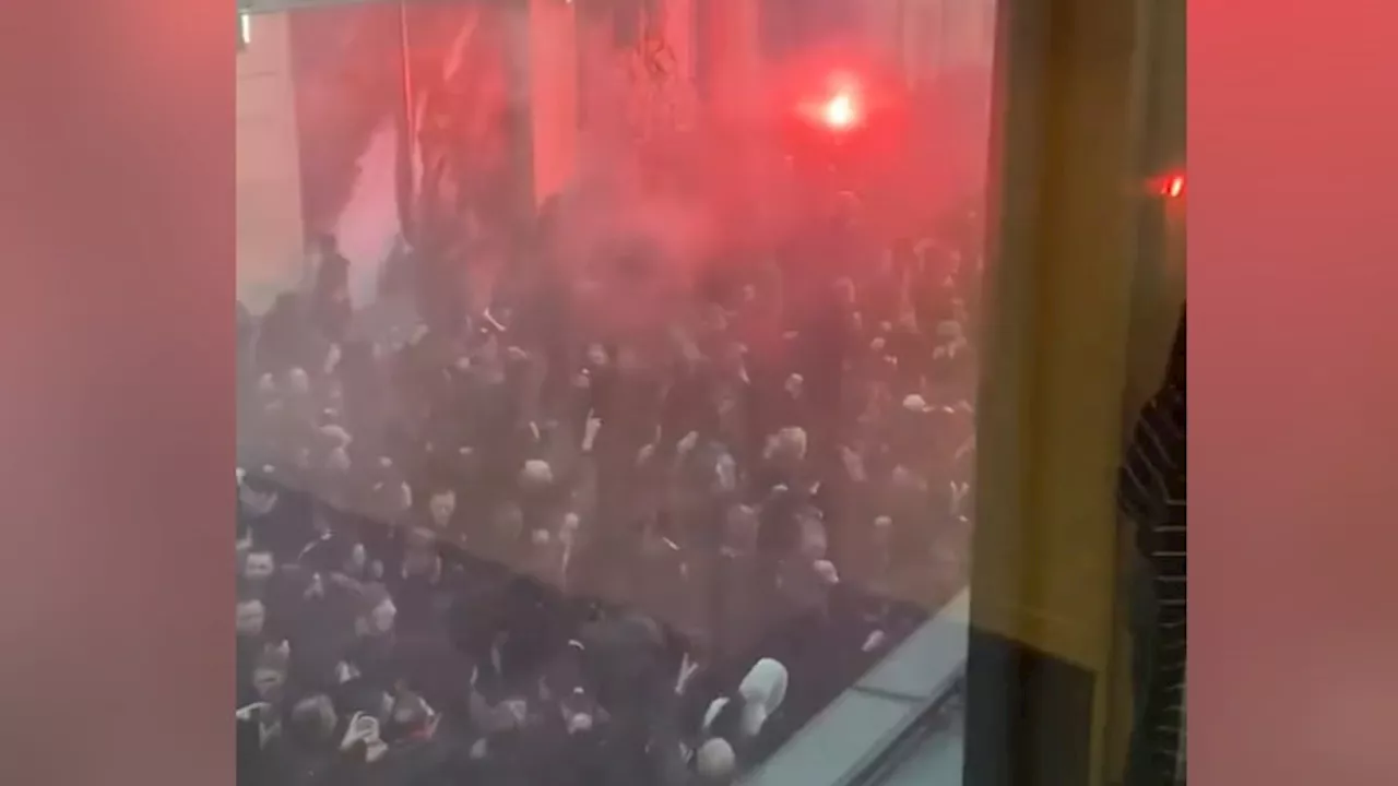 Vor BVB-Showdown: Pyro-Mob verängstigt Karstadt-Mitarbeiterinnen