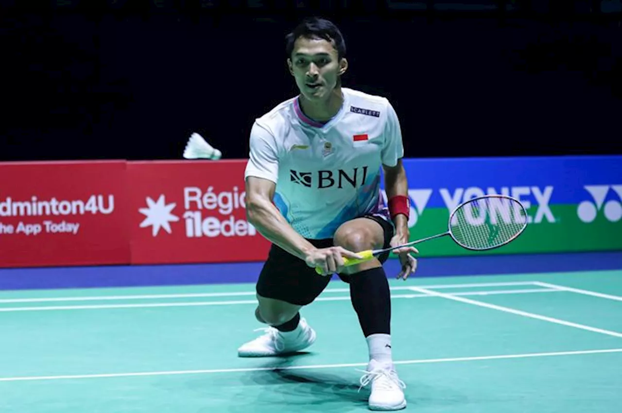 Bantai Wakil Taiwan dengan Skor 21-4, Jonatan Tembus Babak Kedua dalam 37 Menit