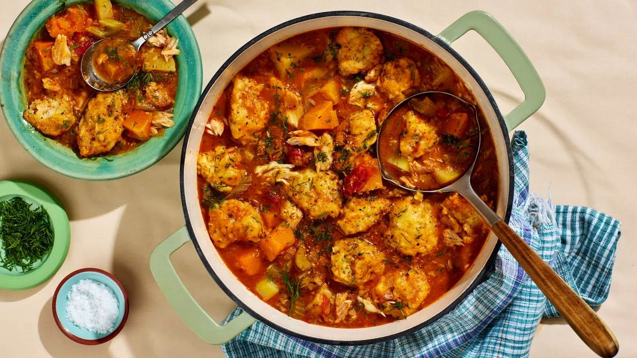 Manitou Stew with Dumplings