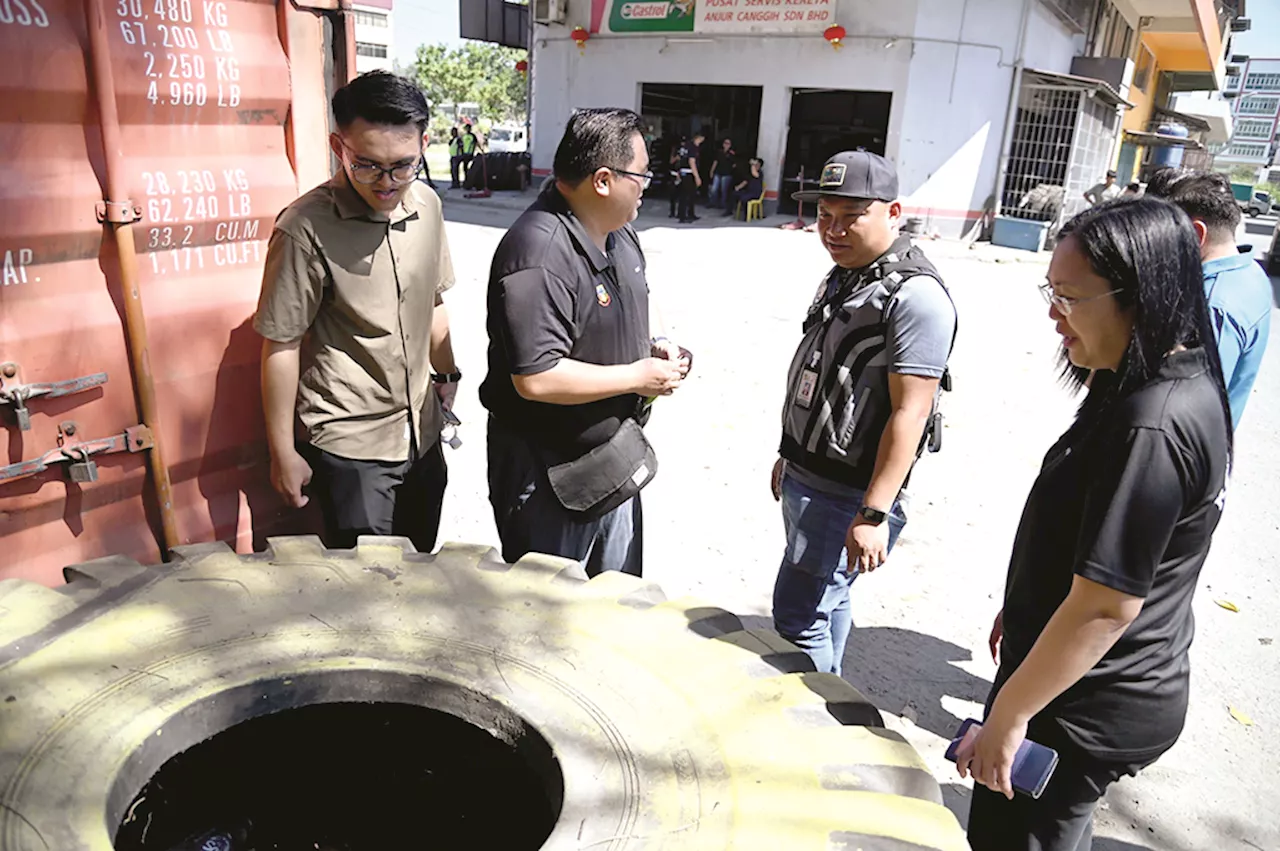 DBKK keeping tabs on ‘dumped’ used tyres in Inanam