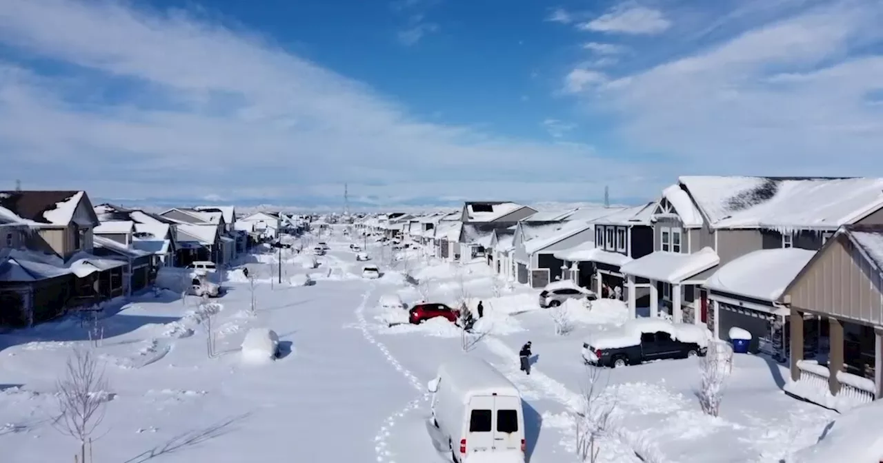 March snow in Colorado: A reminder of just how much a foot of snow weighs