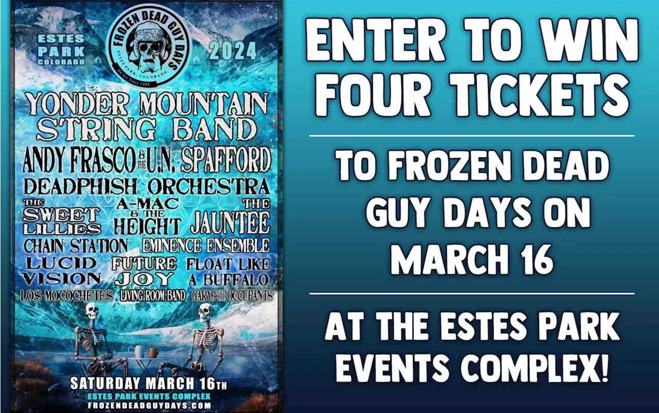 Enter to win four tickets to FROZEN DEAD GUY DAYS 2024 on March 16 at