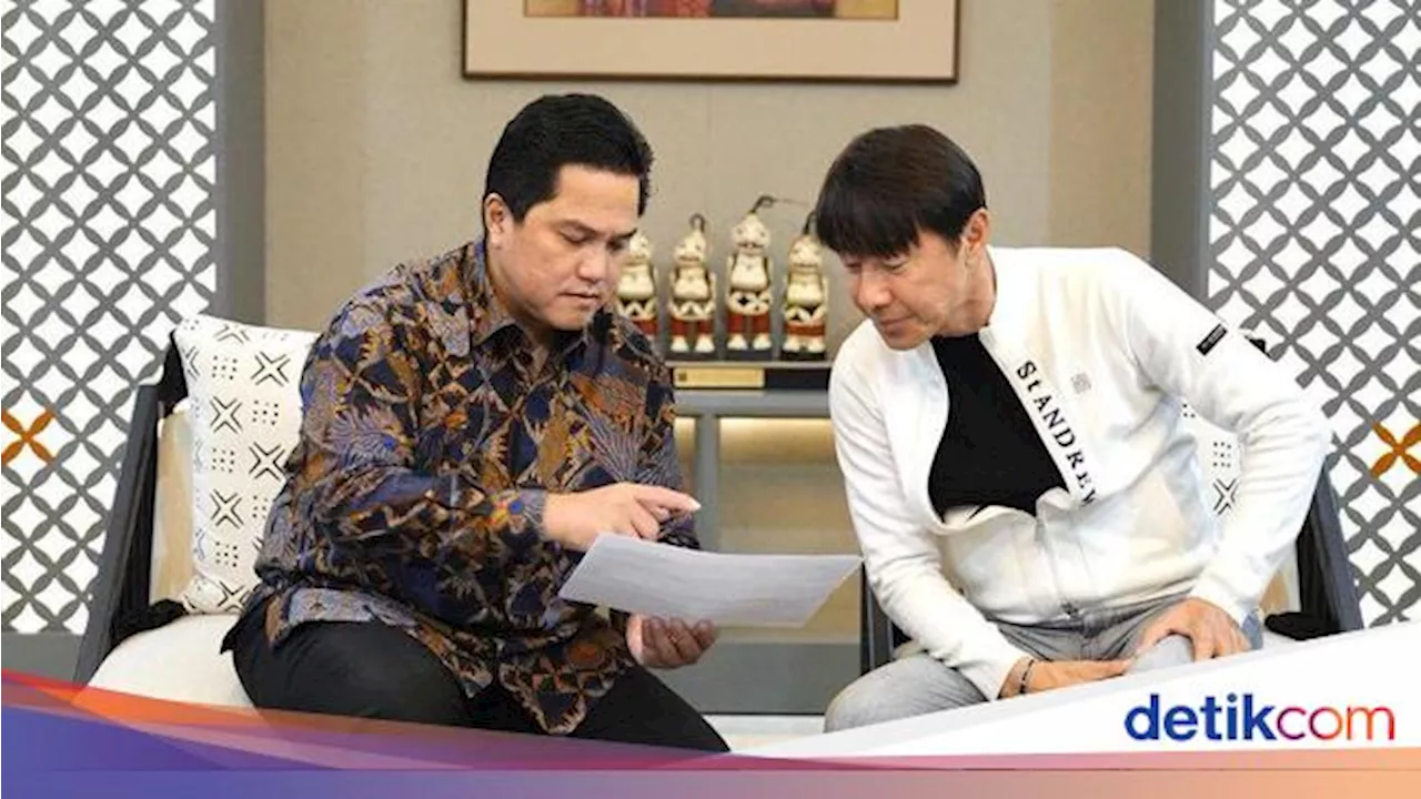 Erick Thohir Jumpa Shin Tae-yong Diskusikan Timnas Indonesia Vs Vietnam