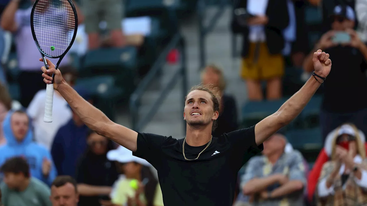 ATP Indian Wells: Alexander Zverev bezwingt Alex de Minaur und macht ...