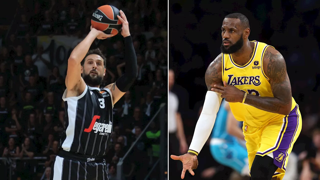 Marco Belinelli e i vecchietti terribili: solo LeBron James segna più del capitano della Virtus Bologna