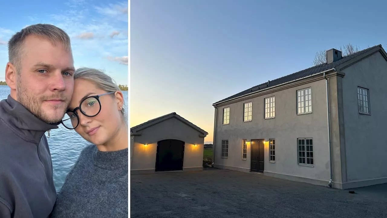 Josefine och Jens byggde gotländskt drömhus – på skånska landsbygden