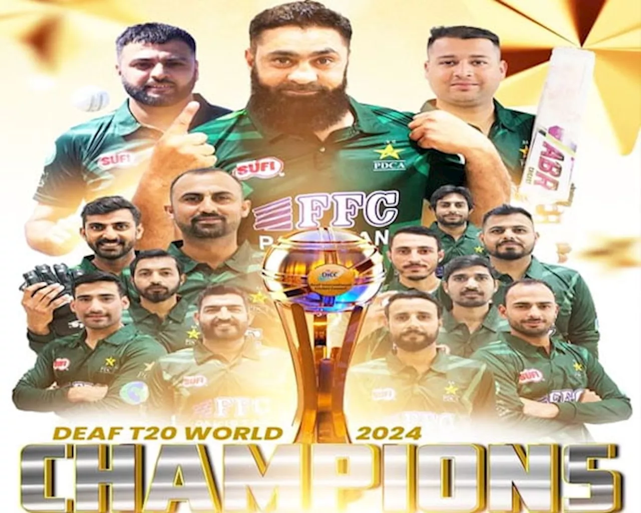پاکستان ڈیف ٹی ٹوئنٹی کرکٹ کا عالمی چمپیئن بن گیا
