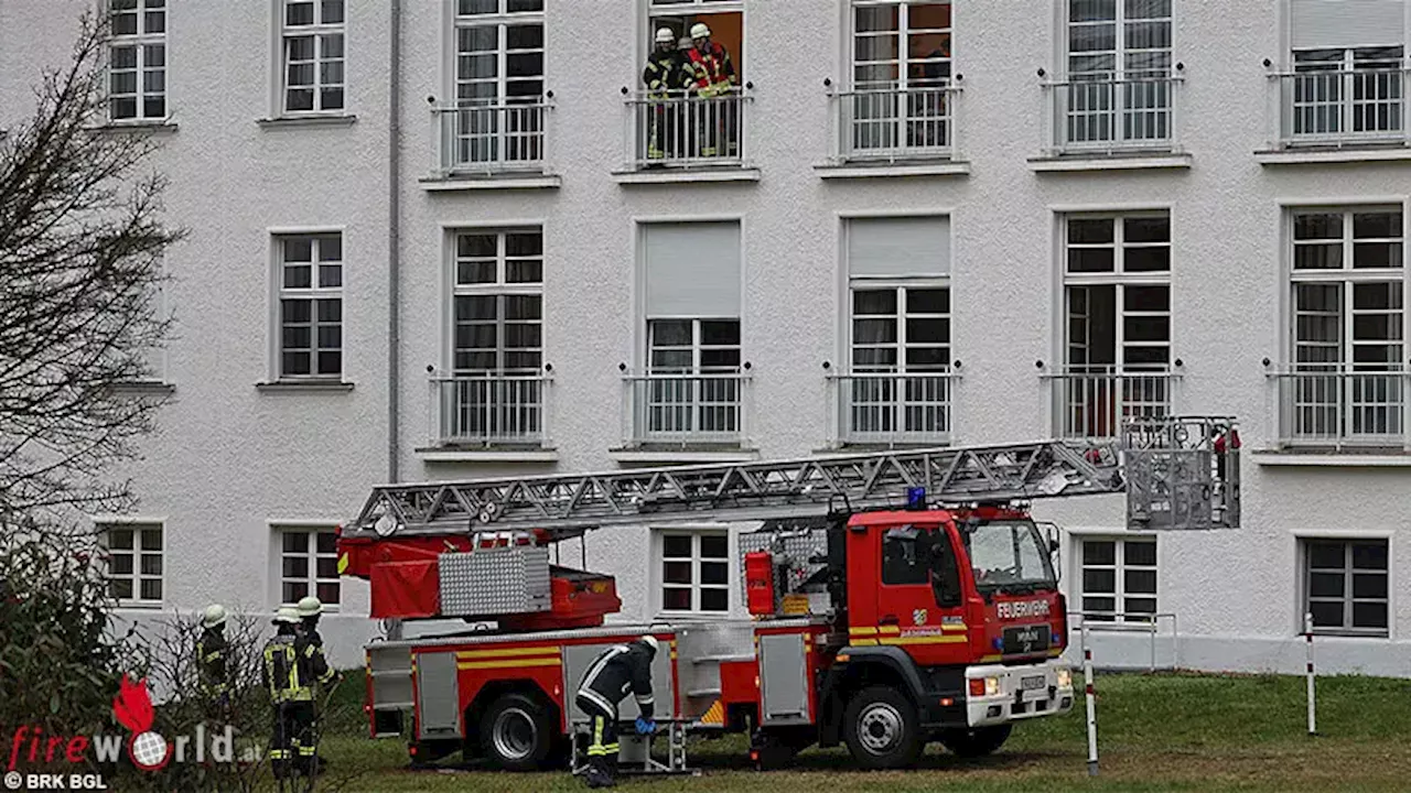 Bayern: Ein schwer und acht leicht Verletzte bei Zimmerbrand in Seniorenheim in Bad Reichenhall → Alarmstufe B5