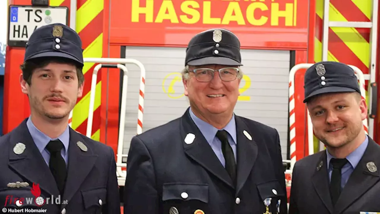 Neuer Vorstand bei der Feuerwehr Haslach gewählt