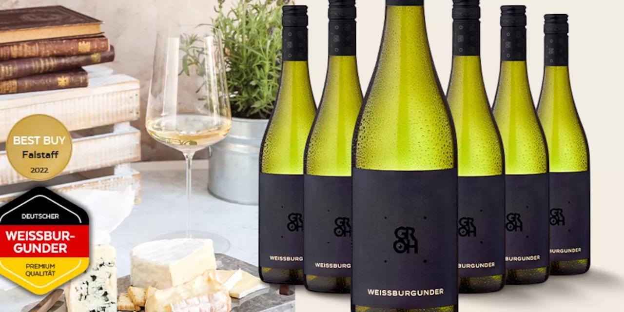 Preisgekrönter Groh Weißburgunder aus Rheinhessen im Vorteilspaket