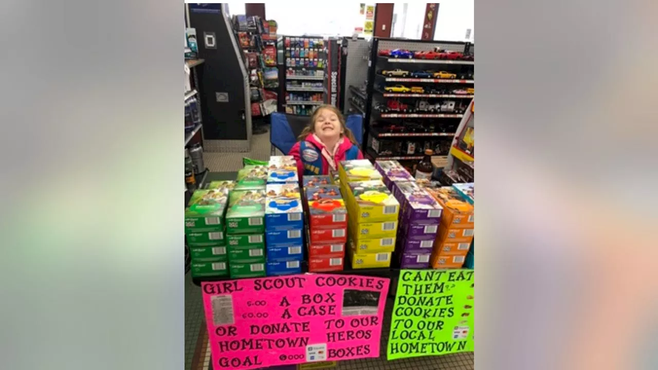 Illinois Girl Scout expected to sell 100,000th box of cookies: 'I love making the world a better place'