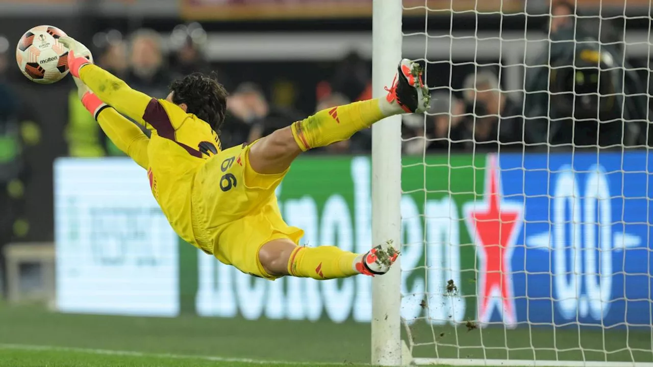 Il portiere romanista Mile Svilar attira l'attenzione dei club di Premier League