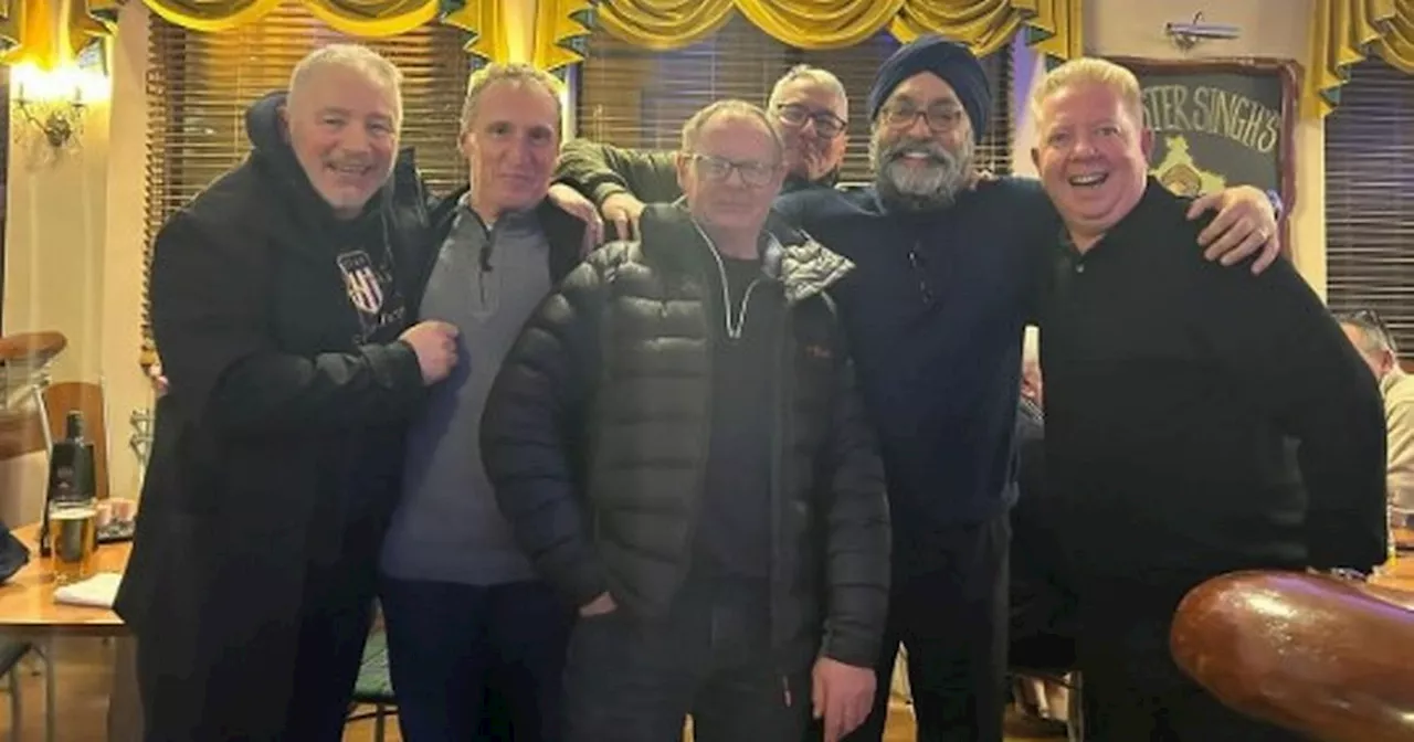 Ally McCoist reunites with pals at top Glasgow restaurant for 'magical' night