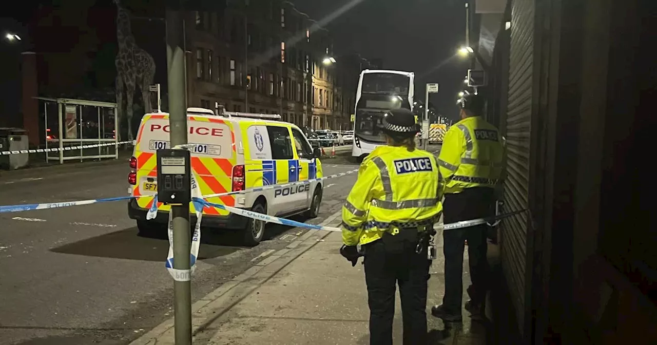 Emergency services rush to ongoing incident on Glasgow road