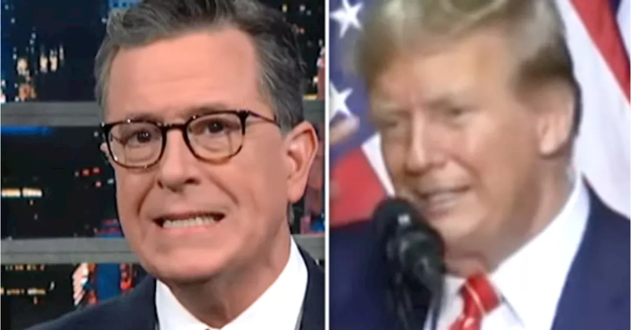 'Holy S**t!': Stephen Colbert Sarcastically Shreds Trump’s Latest Brazen Boast