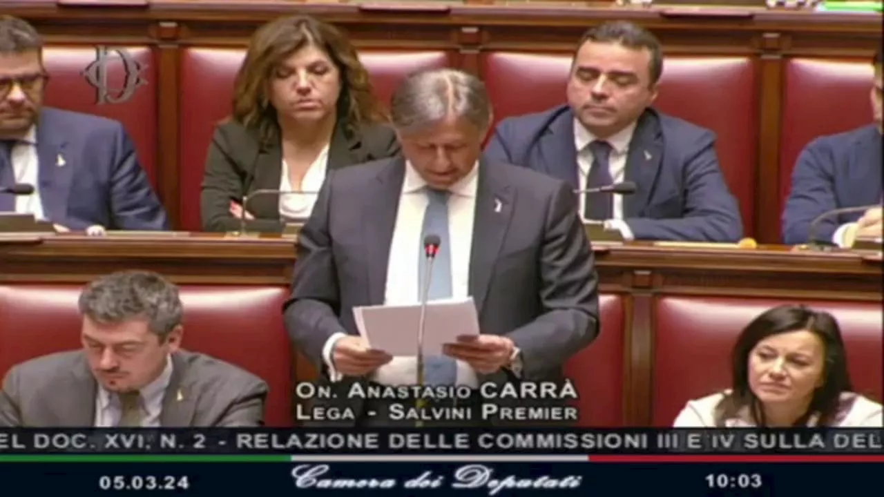 Ammas e gli Ui-Ui-Uiti. Così Anastasio Carrà (Lega), commissione Difesa, parla della crisi nel Mar Rosso