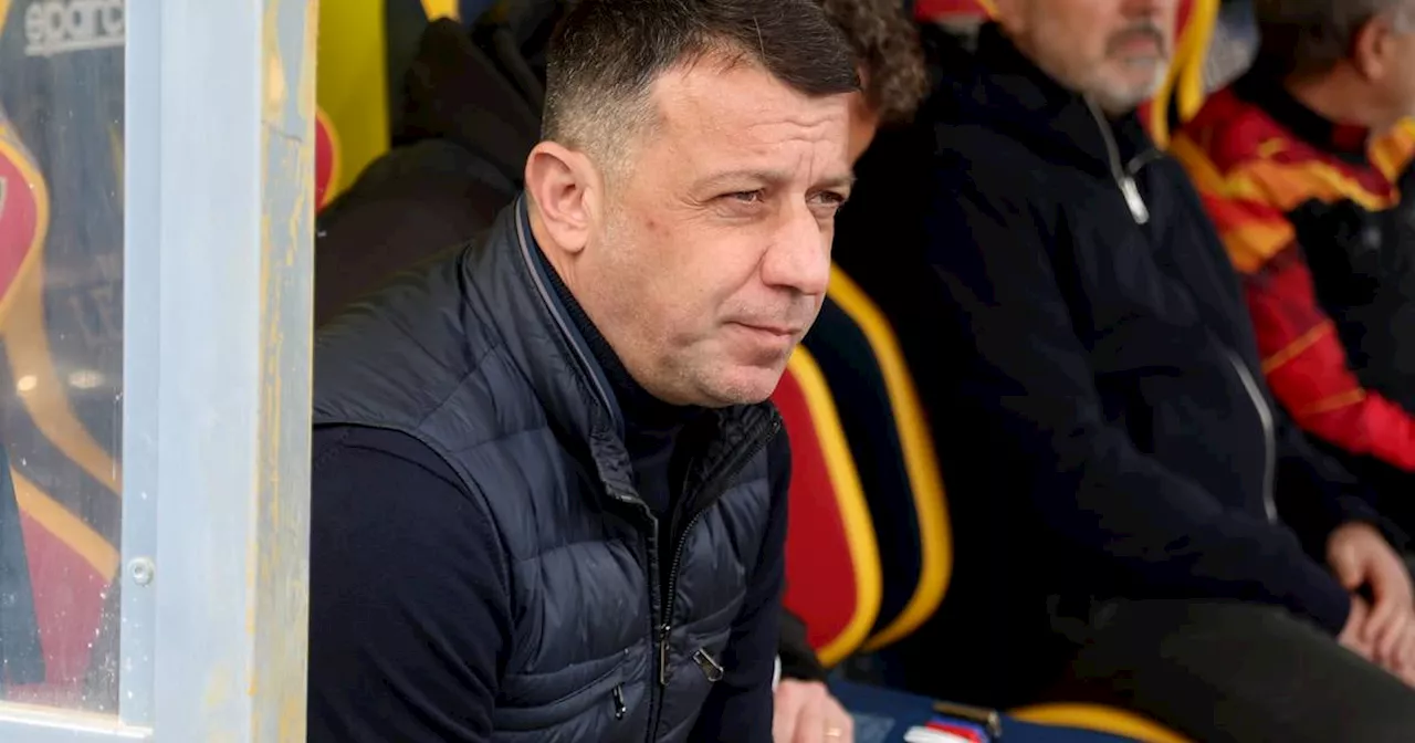 Lecce sack manager D’Aversa over headbutting incident at end of game