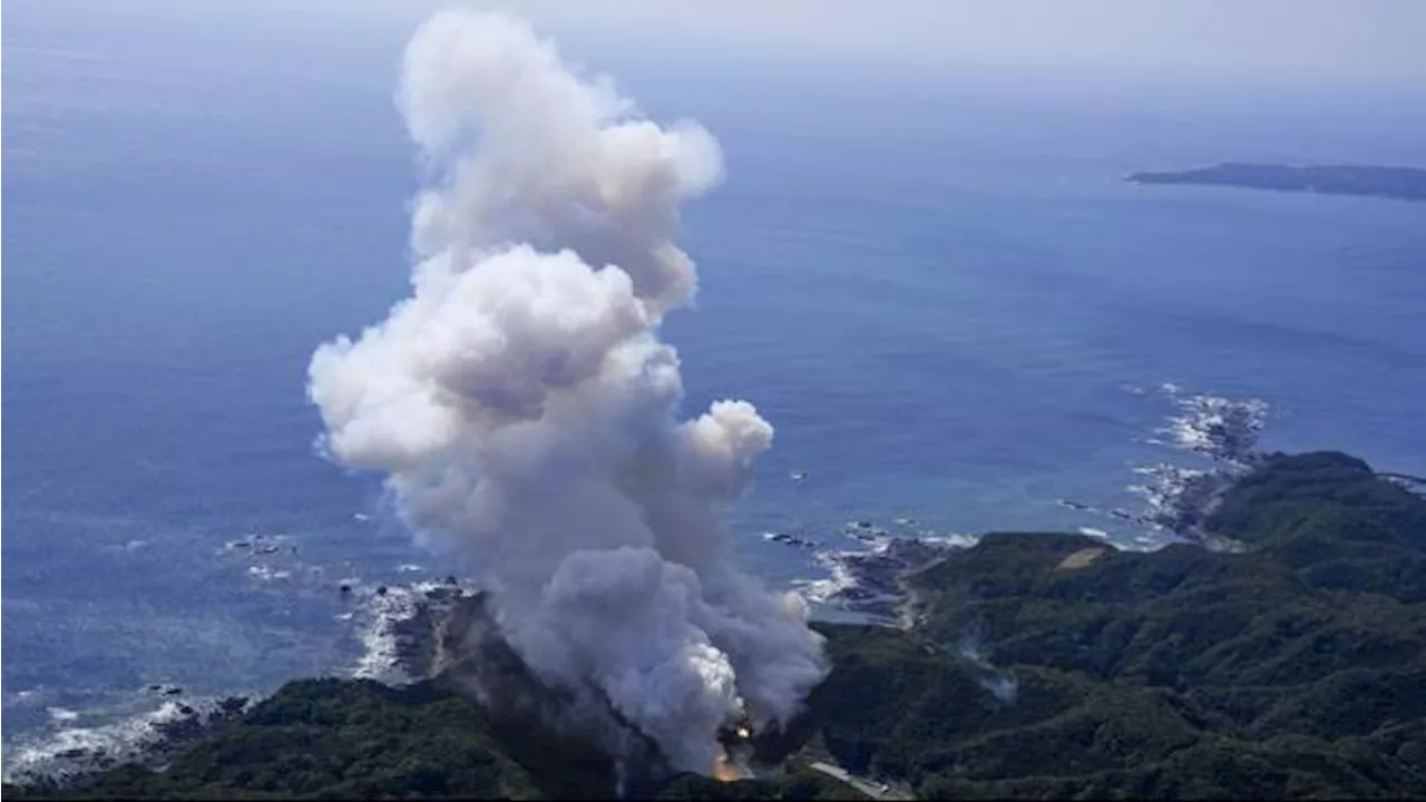 Peluncuran Satelit di Jepang Gagal, Roket Meledak dan Jatuh setelah Lepas Landas