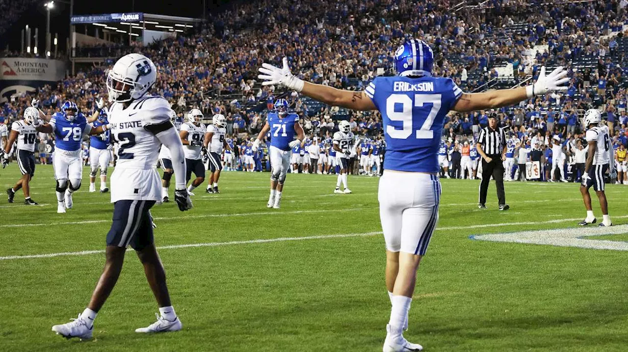 What does BYU football tight end depth chart look like in spring?