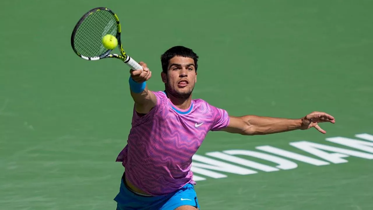 Carlos Alcaraz no quiere sorpresas y se mantiene en busca del bicampeonato de Indian Wells